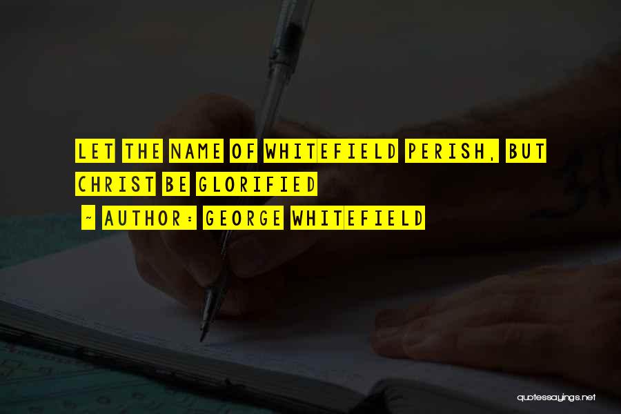 Zou Quotes By George Whitefield