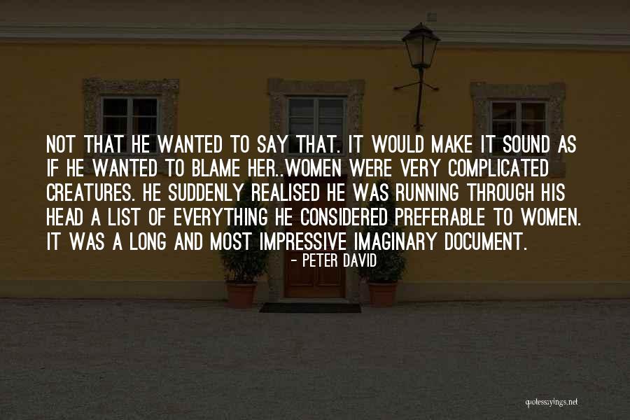 Zuckowski Quotes By Peter David Zuckowski Quotes By Peter David