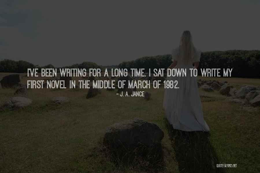 Zukang Jiang Quotes By J. A. Jance Zukang Jiang Quotes By J. A. Jance