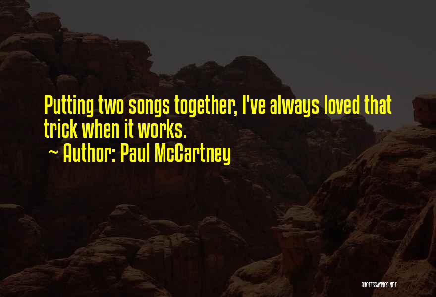 Zukofsky Poems Quotes By Paul McCartney