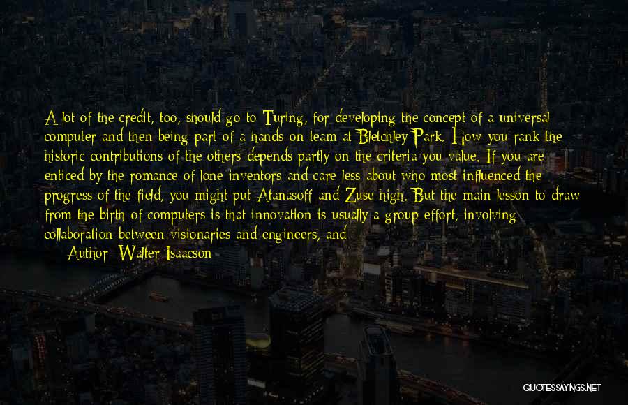 Zuse Quotes By Walter Isaacson