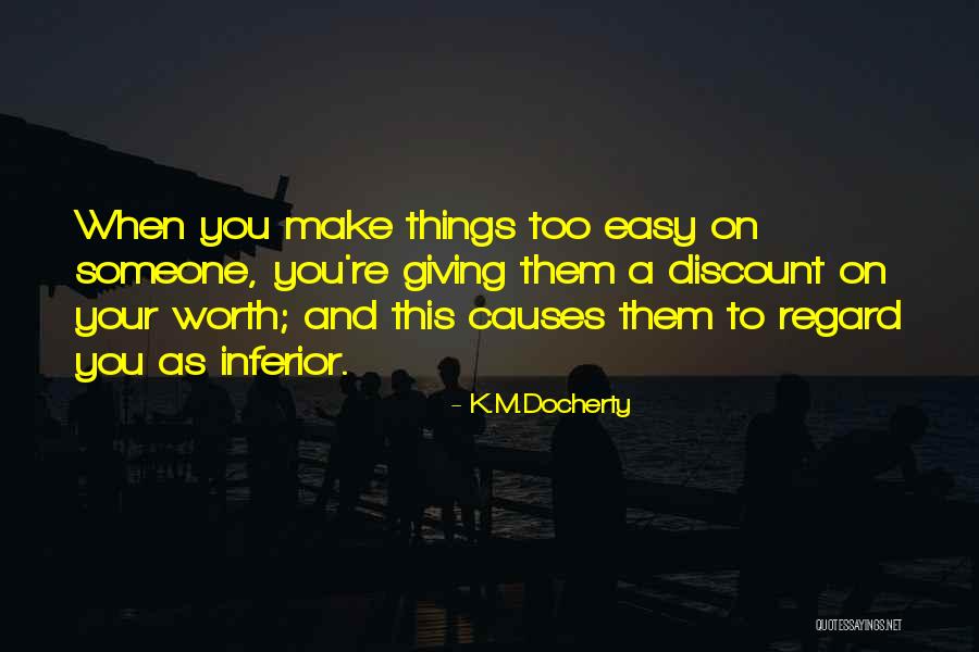 Zvonarka Quotes By K.M.Docherty