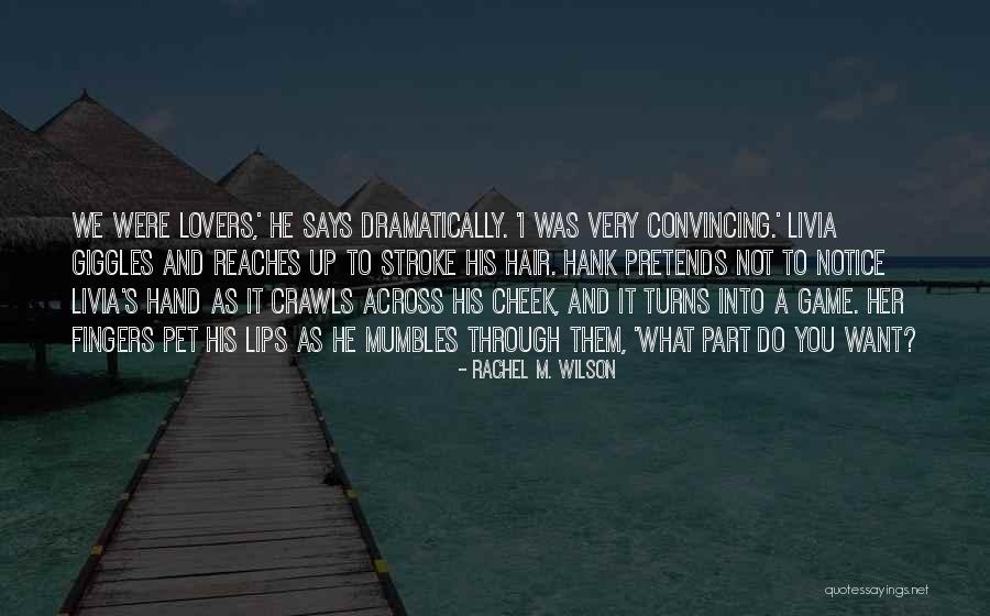 Zwahlens Flavor Quotes By Rachel M. Wilson Zwahlens Flavor Quotes By Rachel M. Wilson