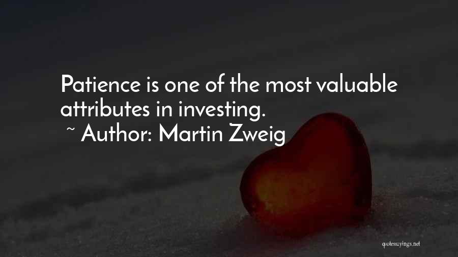 Zweig Quotes By Martin Zweig