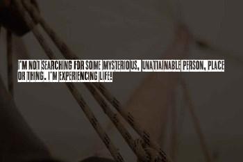Life Mysterious Quotes