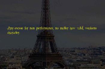 Non Performance Quotes