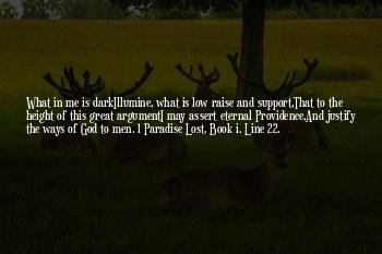 Paradise Lost God Quotes