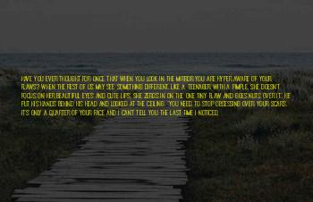 Pimple Scars Quotes
