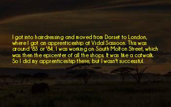 Vidal Sassoon Hairdressing Quotes